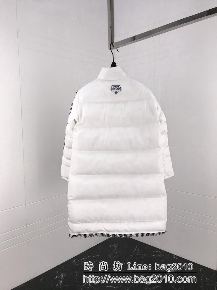 CHANEL香奈兒 18秋冬 neige 流蘇邊長款 名媛風 女款棉服外套 ydi1716